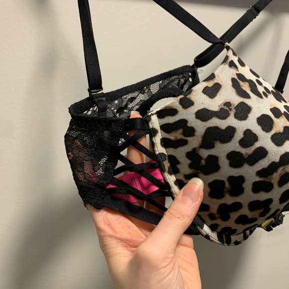 front close cheetah push up bra - Picture 6 of 6